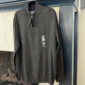 Club Room merino wool grey sweater